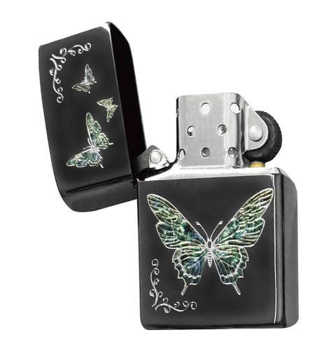 Amazon.co.jp: Zippo 2-BT Butterfly Design Shell Color Gift (Blue